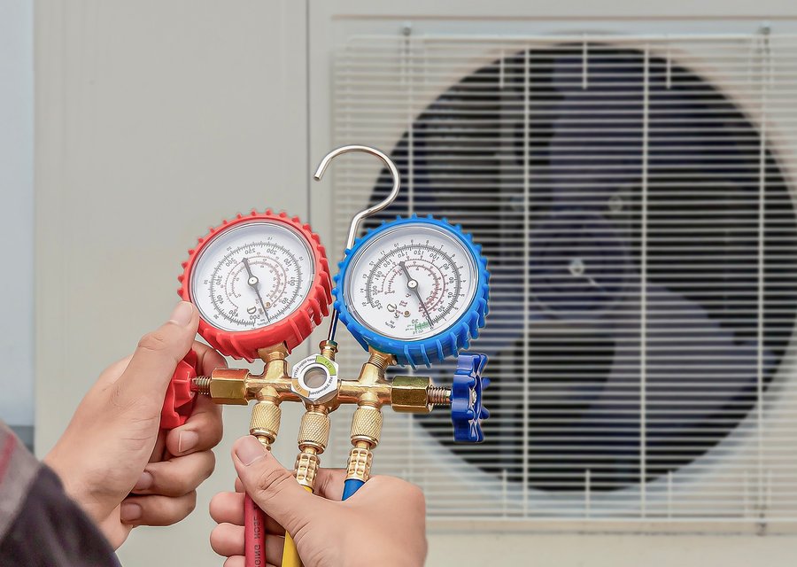 HVAC service Center Point TX
